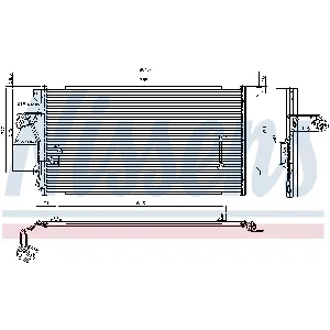 Kondenzator, klima-uređaj NISSENS NIS 94667 IC-A35A58