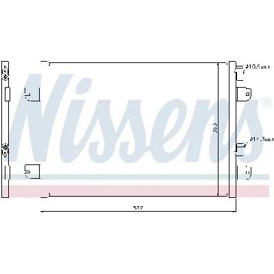 Kondenzator, klima-uređaj NISSENS NIS 94673 IC-A35A5E