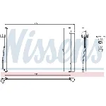Kondenzator, klima-uređaj NISSENS NIS 94679 IC-A35A64