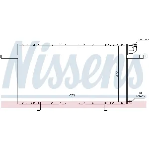 Kondenzator, klima-uređaj NISSENS NIS 94686 IC-A35A68