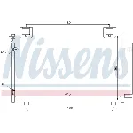 Kondenzator, klima-uređaj NISSENS NIS 94730 IC-A95ED0