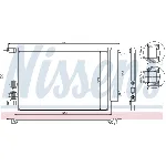 Kondenzator, klima-uređaj NISSENS NIS 94744 IC-A8B4CB