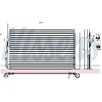 Kondenzator, klima-uređaj NISSENS NIS 94747 IC-A35A8A