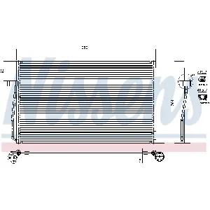 Kondenzator, klima-uređaj NISSENS NIS 94747 IC-A35A8A