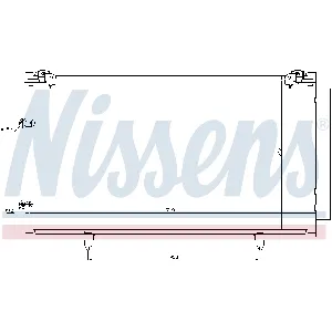Kondenzator, klima-uređaj NISSENS NIS 94757 IC-A35A8E
