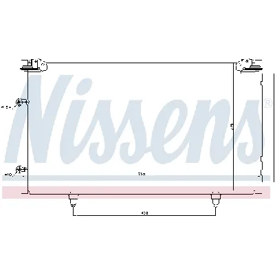 Kondenzator, klima-uređaj NISSENS NIS 94757 IC-A35A8E