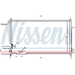 Kondenzator, klima-uređaj NISSENS NIS 94788 IC-B57D46