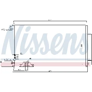 Kondenzator, klima-uređaj NISSENS NIS 94788 IC-B57D46
