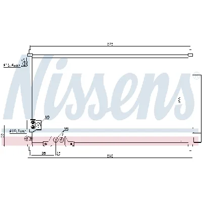 Kondenzator, klima-uređaj NISSENS NIS 94788 IC-B57D46