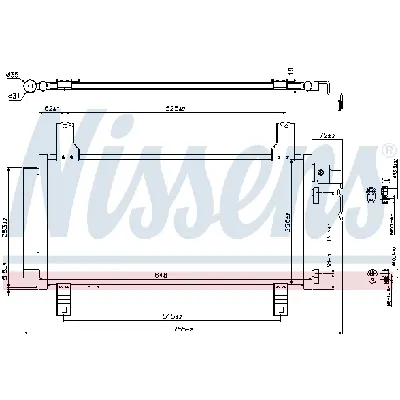 Kondenzator, klima-uređaj NISSENS NIS 94792 IC-A95EBA