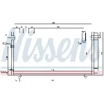 Kondenzator, klima-uređaj NISSENS NIS 94795 IC-A95EB7