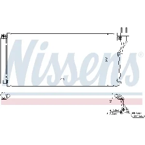 Kondenzator, klima-uređaj NISSENS NIS 94804 IC-A95EB2