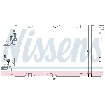 Kondenzator, klima-uređaj NISSENS NIS 94809 IC-A95EAD