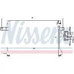 Kondenzator, klima-uređaj NISSENS NIS 94815 IC-A95EA9