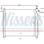 Kondenzator, klima-uređaj NISSENS NIS 94828 IC-A95E9F