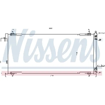 Kondenzator, klima-uređaj NISSENS NIS 94830 IC-A95E9D