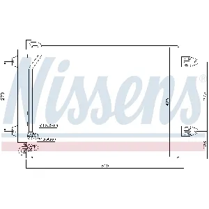 Kondenzator, klima-uređaj NISSENS NIS 94831 IC-A95E9C
