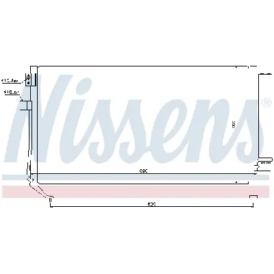 Kondenzator, klima-uređaj NISSENS NIS 94848 IC-AFE4FD