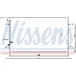 Kondenzator, klima-uređaj NISSENS NIS 94854 IC-B2B026