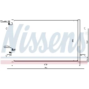 Kondenzator, klima-uređaj NISSENS NIS 94854 IC-B2B026
