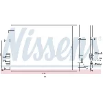 Kondenzator, klima-uređaj NISSENS NIS 94871 IC-A95E7C