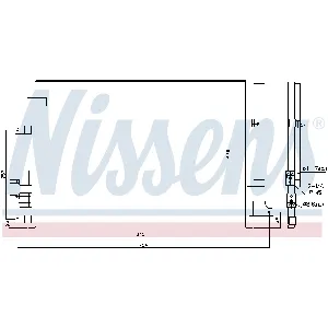 Kondenzator, klima-uređaj NISSENS NIS 94871 IC-A95E7C