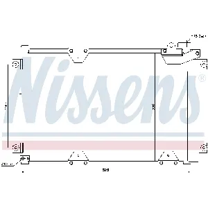 Kondenzator, klima-uređaj NISSENS NIS 94892 IC-A95E74