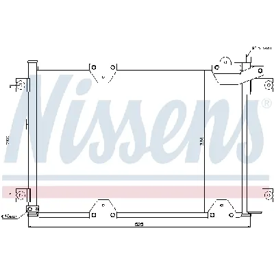 Kondenzator, klima-uređaj NISSENS NIS 94892 IC-A95E74