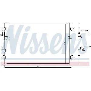 Kondenzator, klima-uređaj NISSENS NIS 94906 IC-A95E6A