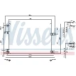 Kondenzator, klima-uređaj NISSENS NIS 94912 IC-AF47E5