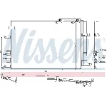 Kondenzator, klima-uređaj NISSENS NIS 94914 IC-A95E65