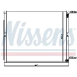 Kondenzator, klima-uređaj NISSENS NIS 94919 IC-A95E62