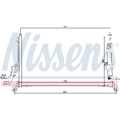 Kondenzator, klima-uređaj NISSENS NIS 94930 IC-A95E5D