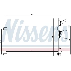 Kondenzator, klima-uređaj NISSENS NIS 94931 IC-A95E5C