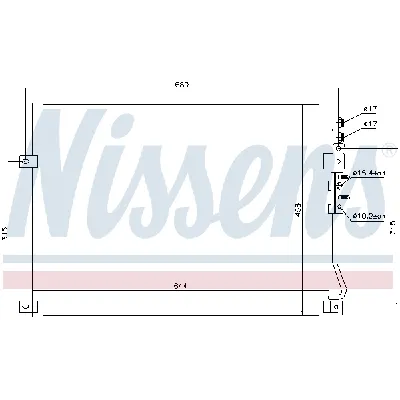 Kondenzator, klima-uređaj NISSENS NIS 94931 IC-A95E5C