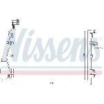 Kondenzator, klima-uređaj NISSENS NIS 94937 IC-A95E56