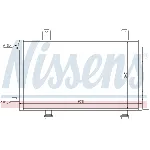 Kondenzator, klima-uređaj NISSENS NIS 94979 IC-A95E43