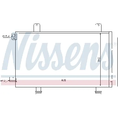 Kondenzator, klima-uređaj NISSENS NIS 94979 IC-A95E43