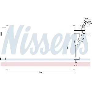 Kondenzator, klima-uređaj NISSENS NIS 94981 IC-A95E42