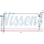 Kondenzator, klima-uređaj NISSENS NIS 94993 IC-AFE4AE