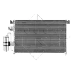 Kondenzator, klima-uređaj NRF NRF 350016 IC-D0DF76