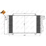 Kondenzator, klima-uređaj NRF NRF 350030 IC-D0DF83