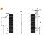 Kondenzator, klima-uređaj NRF NRF 350034 IC-D0DF87