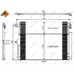 Kondenzator, klima-uređaj NRF NRF 350038 IC-D0DF8B
