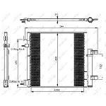 Kondenzator, klima-uređaj NRF NRF 350048 IC-D201B8
