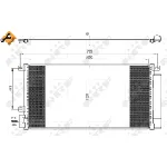 Kondenzator, klima-uređaj NRF NRF 350067 IC-D4A8F8
