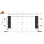 Kondenzator, klima-uređaj NRF NRF 350075 IC-D36B0A