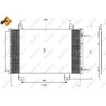 Kondenzator, klima-uređaj NRF NRF 350092 IC-D81806