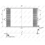 Kondenzator, klima-uređaj NRF NRF 35034 IC-AE53AF