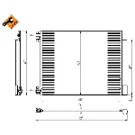 Kondenzator, klima-uređaj NRF NRF 350393 IC-E53875